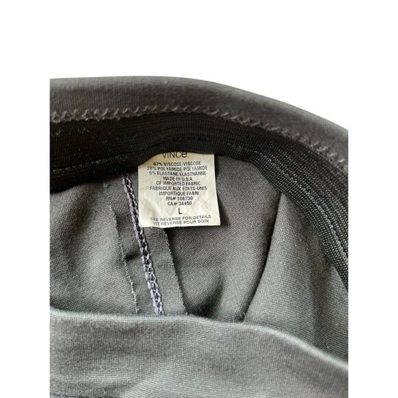 Vince Gray Seamed Stretch Pants Minimalist Corpcore - Picture 5 of 7